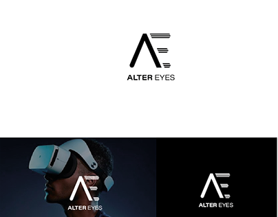 Alter Eyes - Tech Startup Logo