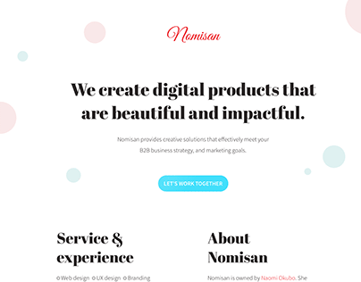 Nomisan Website Redesign & Development