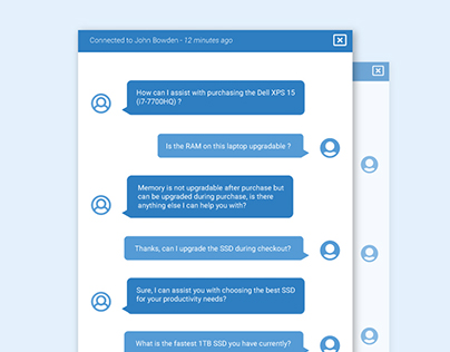 Live Chat Application - Wireframe Concept