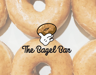 The bagel bar logo design