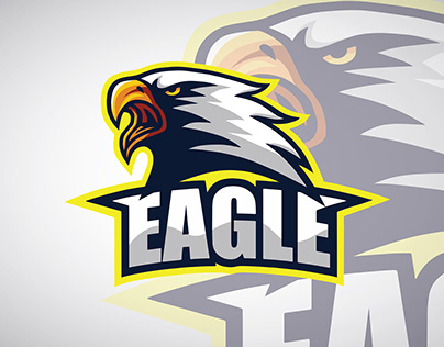 Eagle Logo Design Esport Sports Mascot Vector