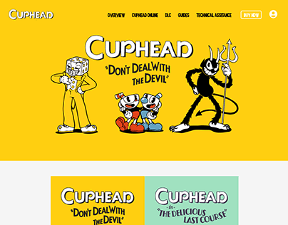 Project thumbnail - Homepage animado(figma) cuphead