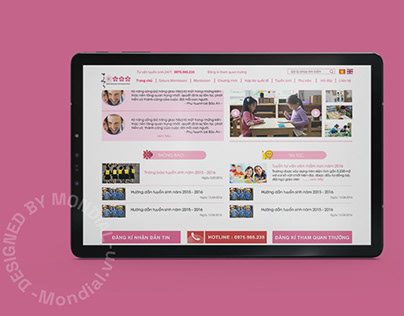 Sakura Montessori - Web design