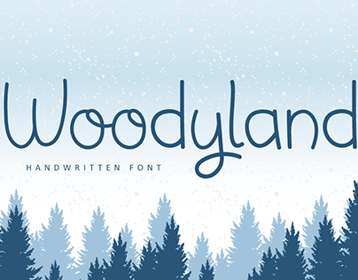 Woodyland - Winter Font