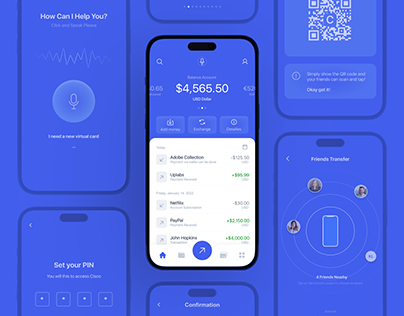Clico - Mobile Banking App Design