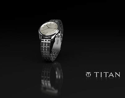 TITAN watch || 3D Modeling & Rendering
