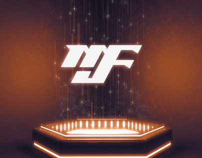 MJF Initial Letters Logo Design