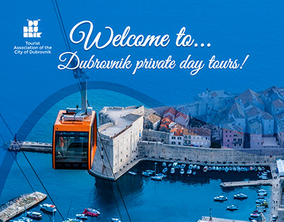 Tourist Association of the City of Dubrovnik UI design