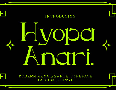 Hyopa Anari - Serif Font