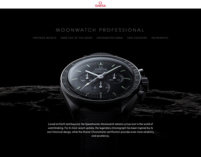 Omega Moonwatch professional - redesign