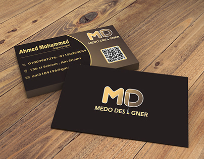 Business card design graphic designer
