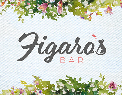 Figaro's Bar Branding