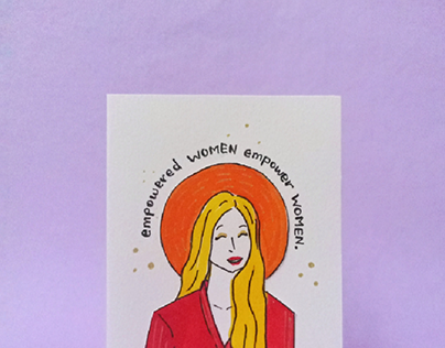 Little Cards of the Queens (for Woman's Day)