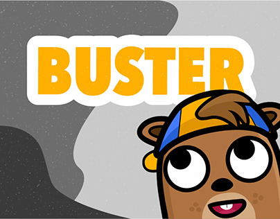 "Buster" cartoon characters design