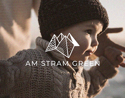 Création d'identité visuelle Am Stram Green