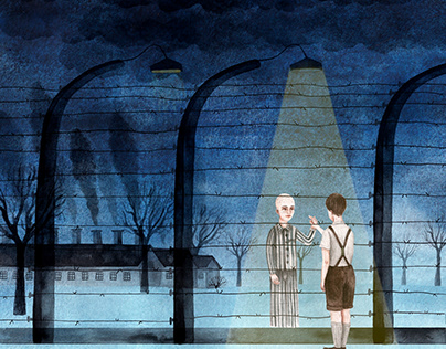 Illustration for The Boy in the Striped Pyjamas