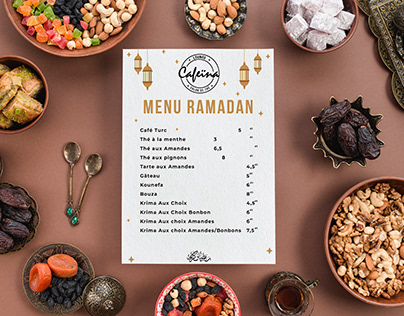 Ramadan menu coffee