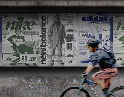 Posters Sneaker V.1 Adidas, Nike & New Balance