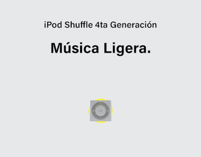 uso y características iPod shuffle