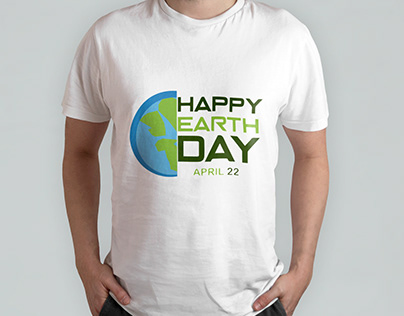 HAPPY EARTH DAY T-SHRIT DESIGN