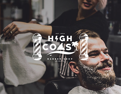 High Coast Barbershop | Logo Design & Branding 2024®