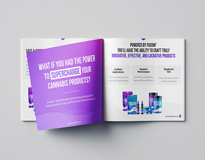 Brochure - Graphic Design | Cannabis Infusion