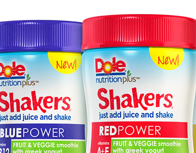 Dole Shakers Bottle - 3D Renders