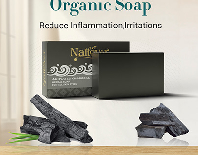 Organic Activated charcoal soap