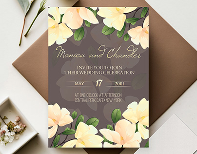 Wedding Invitation Floral Designs.