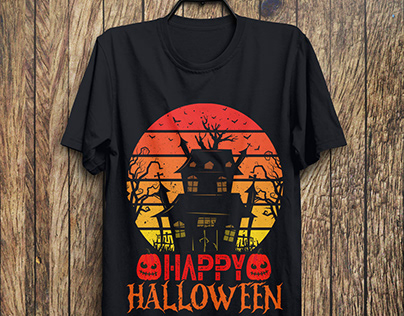 Happy Halloween T-Shirt Design