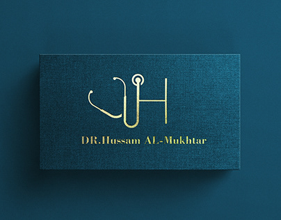 dr hussam cliniqe logo and poster design