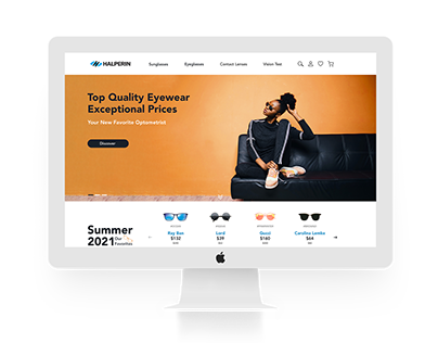 Halperin Online Store (Redesign and Rebrand)