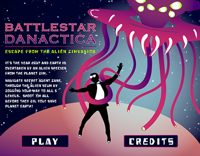 Battlestar Danactica - An HTML5 Canvas Game