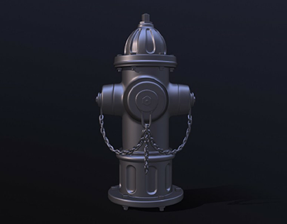 Water Hydrant - High poly