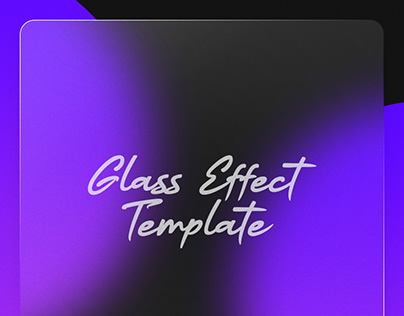 Trendy Glass Effect Template