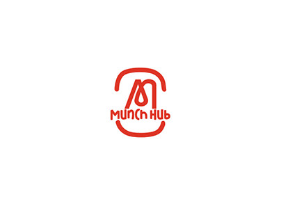 Munch Hub fast food branding