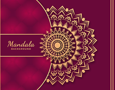Luxury Mandala Background Template