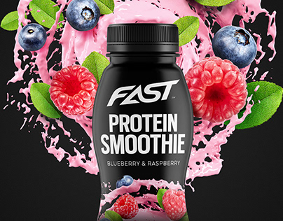 Fast | Protein Smoothie Packaging