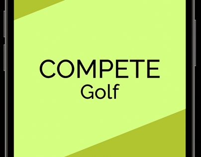 Compete Golf High Fidelity Prototype