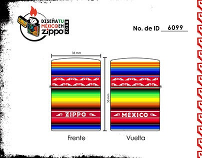 Diseña tu México Zippo
