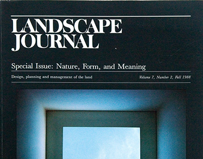 Landscape Journal: Nature, Form, and Meaning