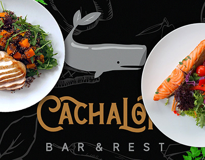 Cachalote Restaurant Logo Brand