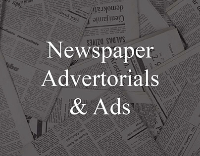 Newspaper & Magazine Advertorials