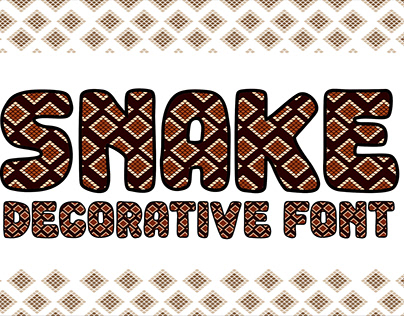 Snake Skin Font