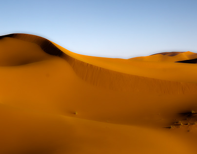 Dreams in the Moroccan Sahara.