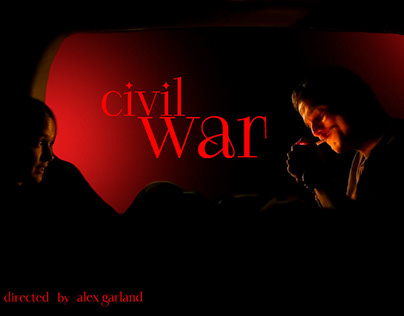 Posters for the film "Civil War".