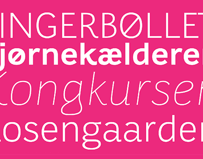 The typeface KarloSans