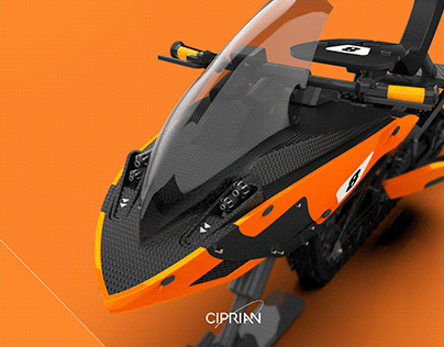 Concept racing snowmobile - The Fiura