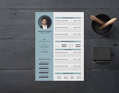 Modern CV/Resume Design