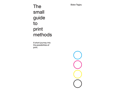 The small guide to print methods - A5 booklet